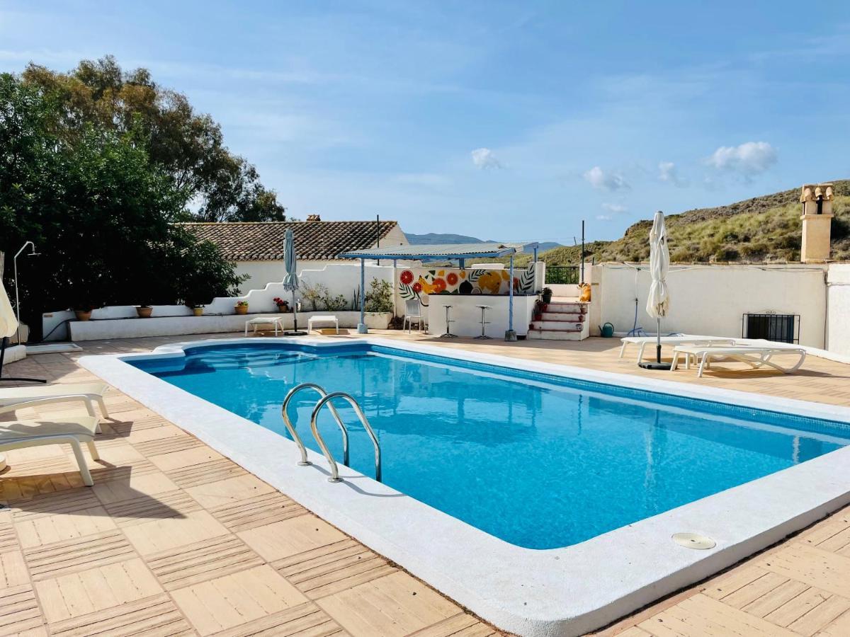 Mojacar Farmhouse Apartments With Pool Los Gallardos Exterior photo